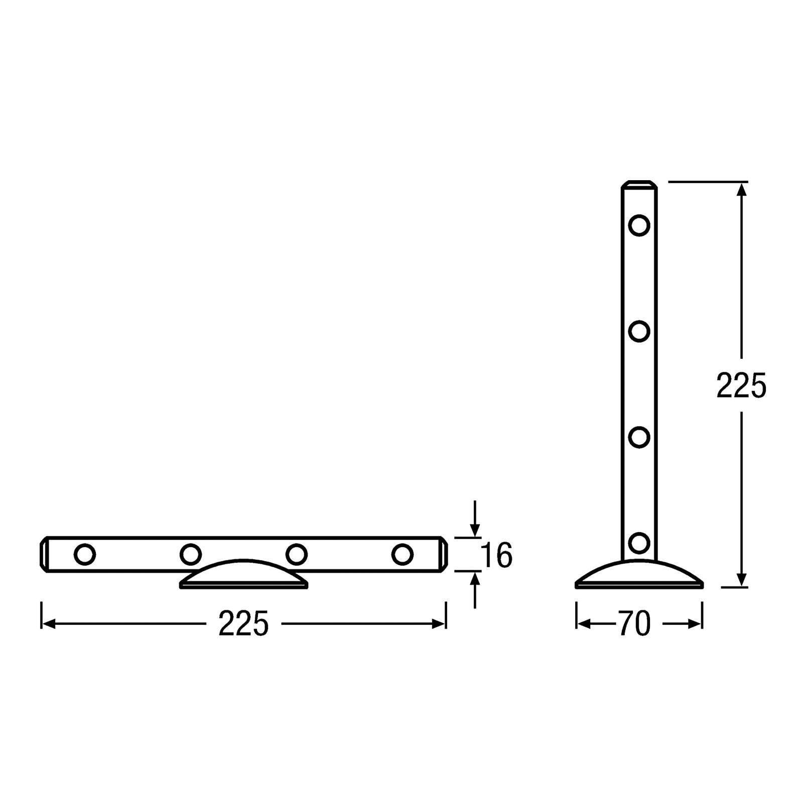 LEDVANCE 4058075227866 LEDstixx® (EU) L Mobile Kleinleuchte LED Silber