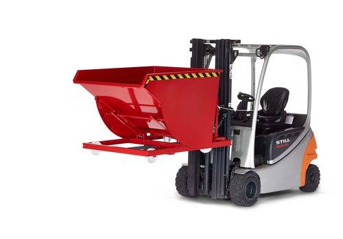 R+R Industrietechnik Selbstkipper Typ RSK-50 1280x1350x810mm 500dm³ RAL 3000 Feuerrot