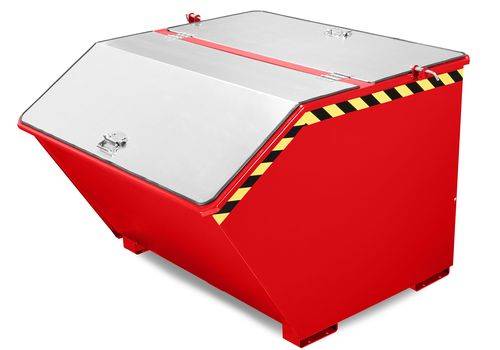 R+R Industrietechnik Universalkipper Typ RUK-30 680x1400x580mm 300dm³ RAL 3000 Feuerrot