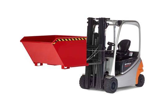 R+R Industrietechnik Universalkipper Typ RUK-30 680x1400x580mm 300dm³ RAL 3000 Feuerrot