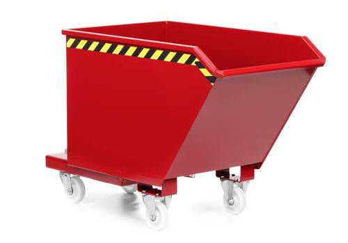 R+R Industrietechnik Universalkipper Typ RUK-30 680x1400x580mm 300dm³ RAL 3000 Feuerrot