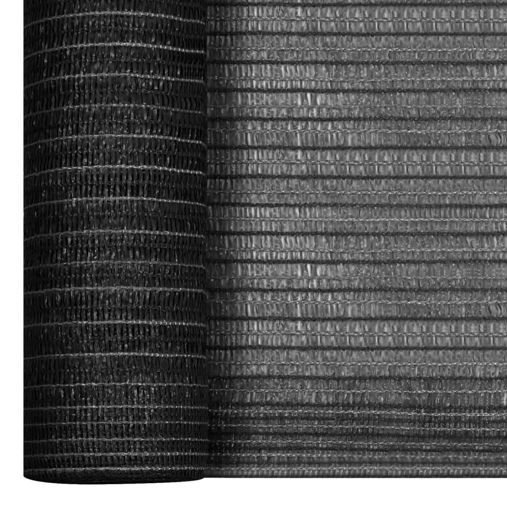 vidaXL Zaunblende Anthrazit 1,5x10 m HDPE 195 g/m²