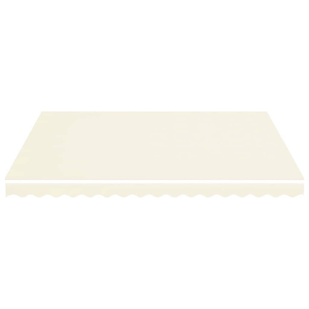 vidaXL Markisenbespannung Creme 4x3,5 m
