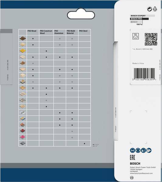 Bosch Accessories 2608837687 2608837687 Hartmetall Kreissägeblatt 165 x 20 mm Zähneanzahl: 48 1 St.