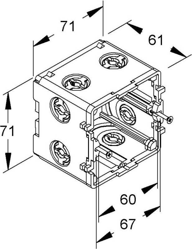 Hermann Kleinhuis GmbH&Co KG I Einbaudose KED65