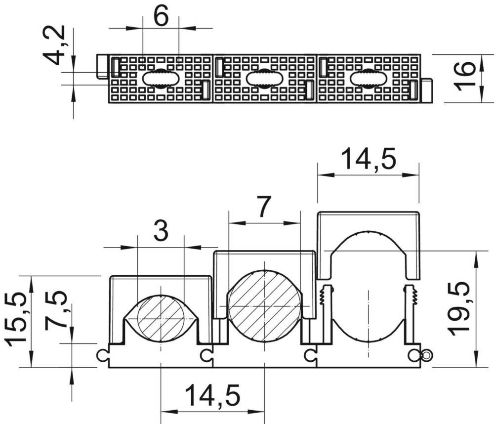 OBO Bettermann 2250071 Montagezubehör 100 St. Grau
