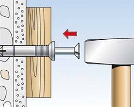 Fischer 50355 N 6 x 60/30 S Nageldübel 60mm 6mm 50St.