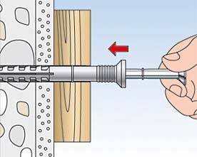 Fischer 50338 N 5 x 30/5 P Nageldübel 30mm 5mm 100St.