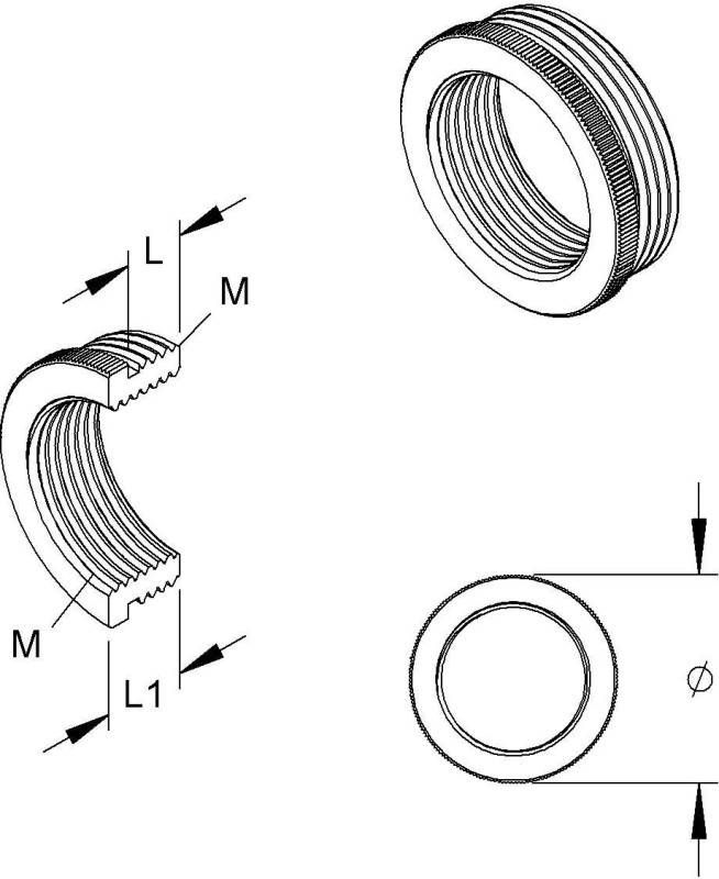 HKL Reduzierring 44M2520