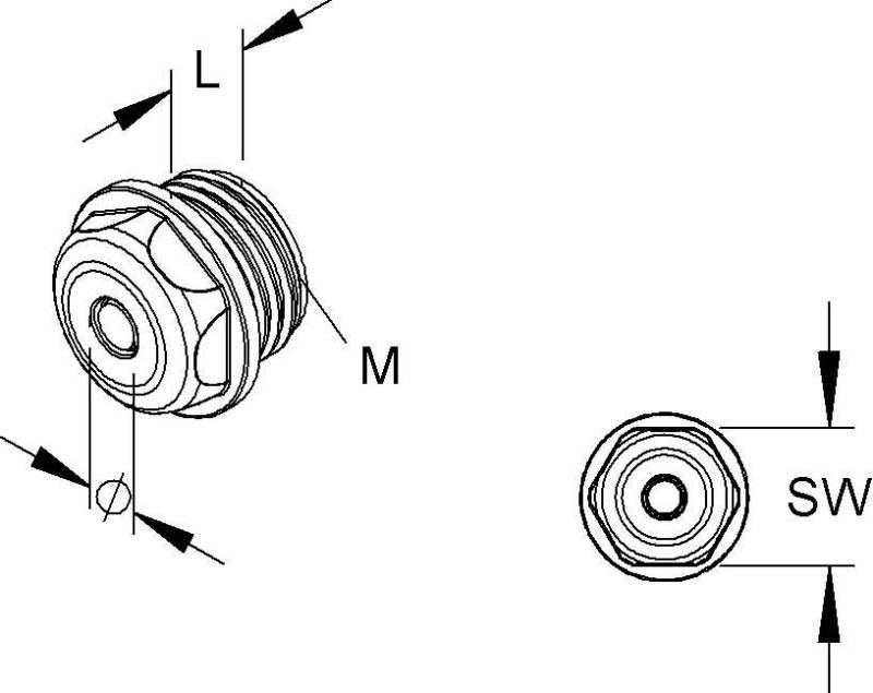 Kleinhuis Dichtungsstopfen 1485M40 - Zubehör Kabel