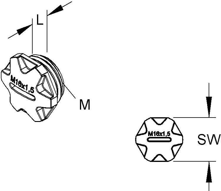 HKL Verschlußschraube 514M50