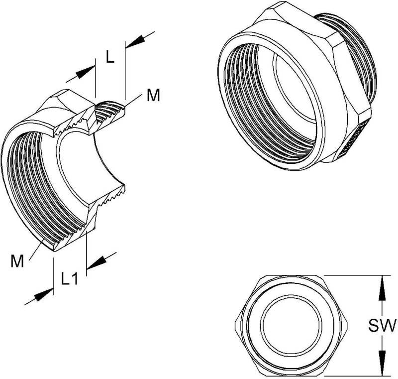 HKL Erweiterungsstutzen 1891M4050