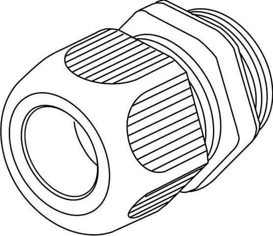Kleinhuis Kabelverschraubung lgr,D=32-38mm 1234M5001 1,5 mm, 13 60 66 mm