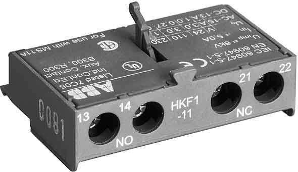 ABB 1SAM 201 901 R1001 HKF1-11 Hilfsschalter 1 Schließer, 1 Öffner 1 St.