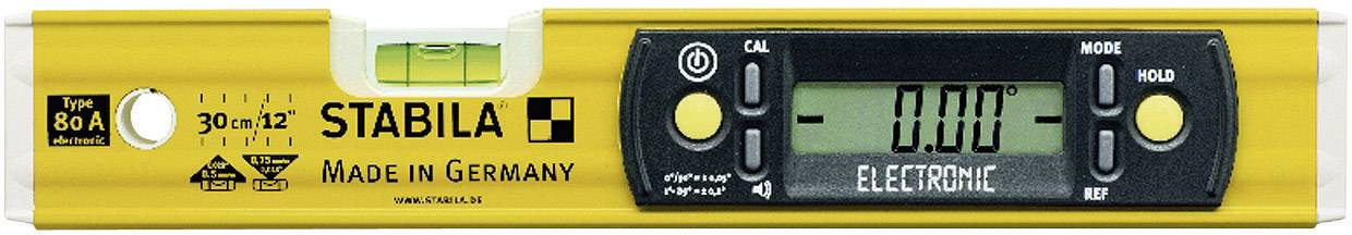 Stabila 80A ELECTRONIC 17323 Digitale Wasserwaage 31.5cm 0.5 mm/m