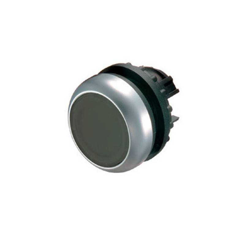 EATO Drucktaste RMQ-Titan flach M22-D-S tastend schwarz unbeschriftet Frontring
