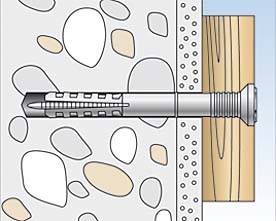 Fischer 48795 N 6 x 40/7 P Nageldübel 40mm 6mm 100St.