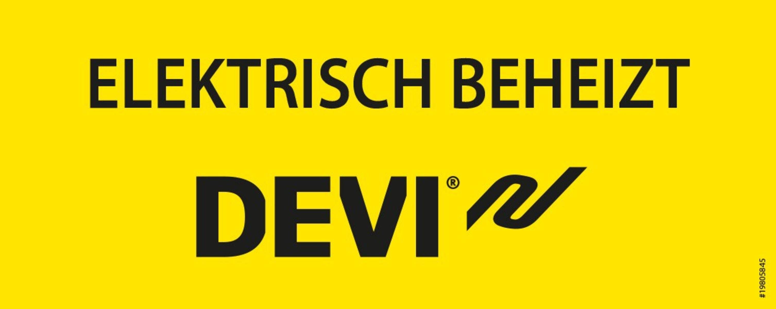 Danfoss 19805845 19-805845 Kennzeichnungsschilder Gelb