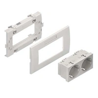 HKL Zweifachsteckdoseneinheit weiss KES-2.3.3 HKL Zweifachsteckdoseneinheit weiss KES-2.3.3