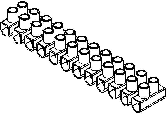 HKL Anschlussklemme 1-4qmm,ws,12p. 129.3