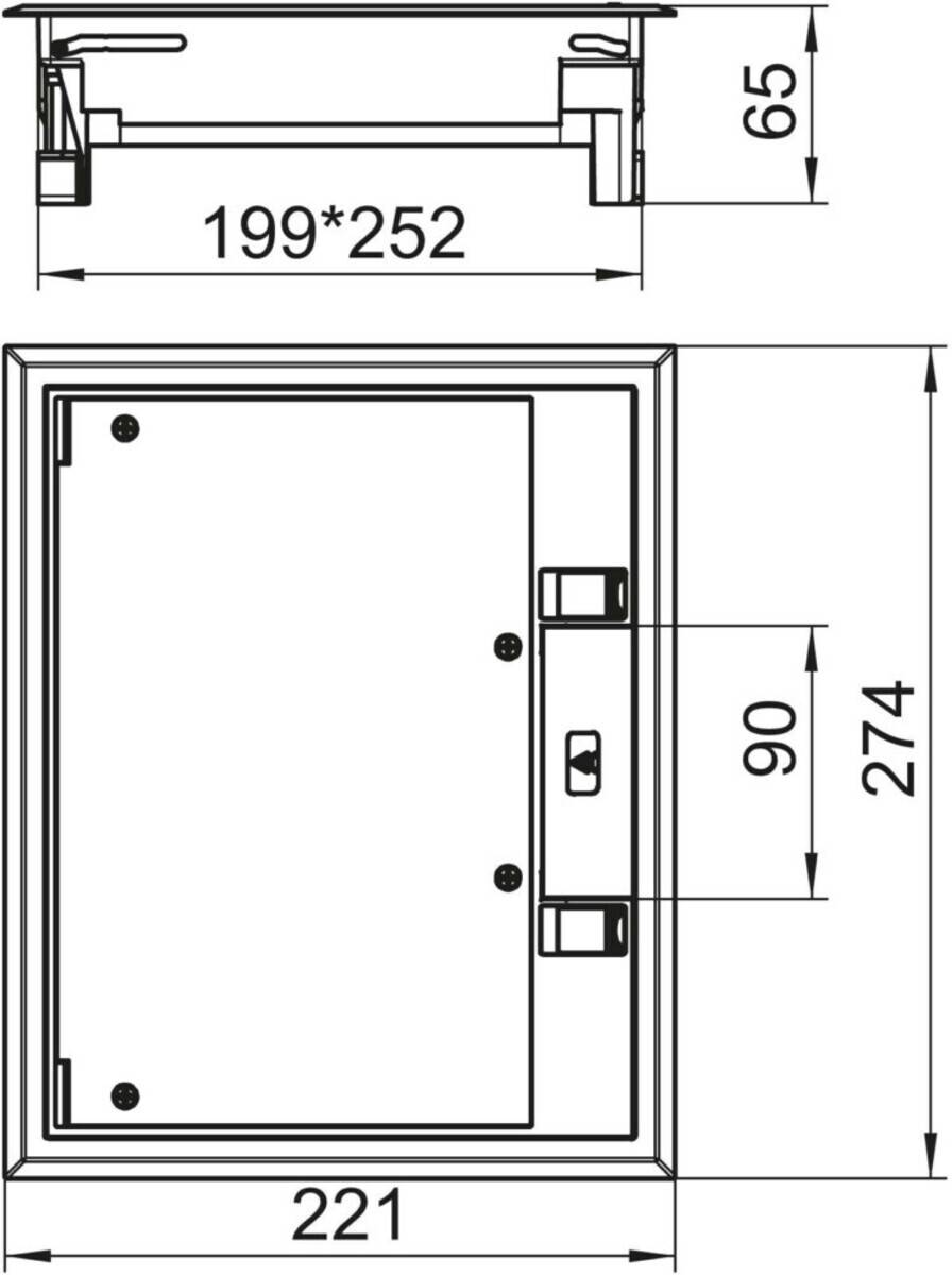 OBO Bettermann GES6-2U10T 7011 Geräteeinsatz