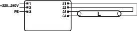 OSRAM Kompaktleuchtstofflampe, Leuchtstofflampen EVG 39 W (1 x 39 W)