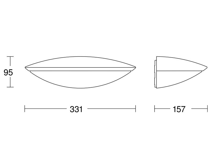 Steinel L 825 SC ANT 059903 LED-Außenwandleuchte mit Bewegungsmelder LED LED fest eingebaut Anthrazit
