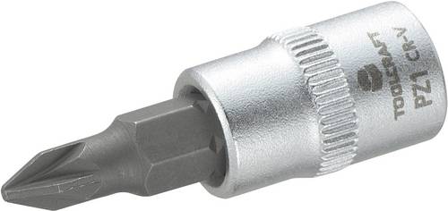 TOOLCRAFT 816056 Kreuzschlitz Pozidriv Steckschlüssel-Bit-Einsatz PZ 1 1/4  (6.3 mm)