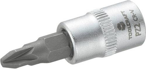 TOOLCRAFT 816057 Kreuzschlitz Pozidriv Steckschlüssel-Bit-Einsatz PZ 2 1/4  (6.3 mm)