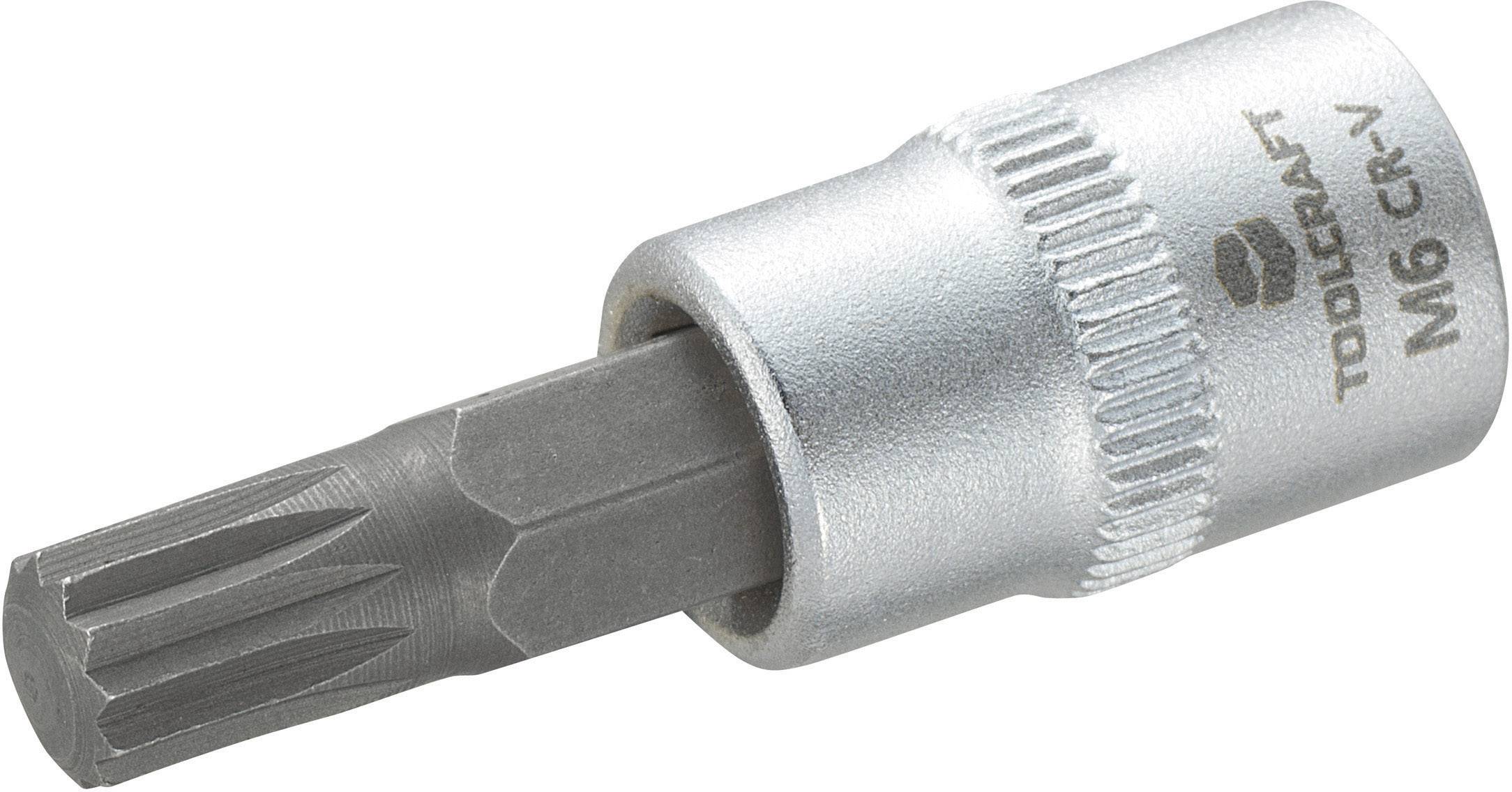 TOOLCRAFT M6 816075 Innen-Vielzahn (XZN) Steckschlüssel-Bit-Einsatz 6 mm 1/4" (6.3 mm)