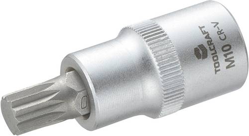 TOOLCRAFT 816088 Innen-Vielzahn (XZN) Steckschlüssel-Bit-Einsatz 10 mm 1/2  (12.5 mm)