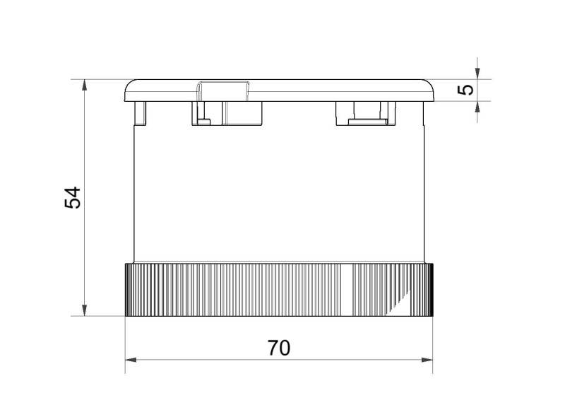 Werma Signaltechnik Signalsirene 645.890.75 KombiSIGN 71 1 St.