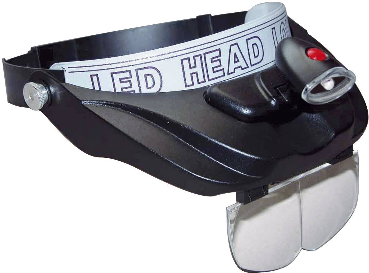 450502 Kopflupe mit LED-Beleuchtung Vergrößerungsfaktor: 1.2 x, 1.8 x, 2.5 x, 3.5 x