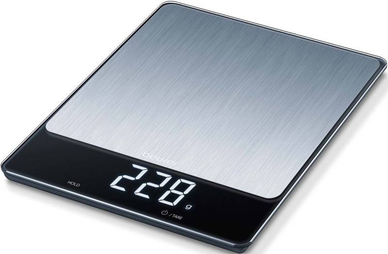 Beurer KS 34 Stainless Steel Küchenwaage digital Wägebereich (max.)=15kg Edelstahl 200 x 263 x 20