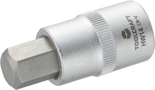 TOOLCRAFT 816161 Innen-Sechskant Steckschlüssel-Bit-Einsatz 14 mm 1/2 (12.5 mm)