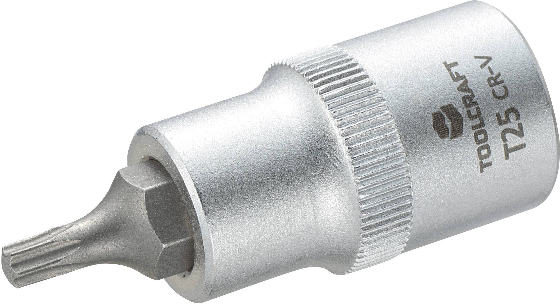 TOOLCRAFT 816163 Innen-Sechsrund (TX) Steckschlüssel-Bit-Einsatz T 25 1/2" (12.5 mm)