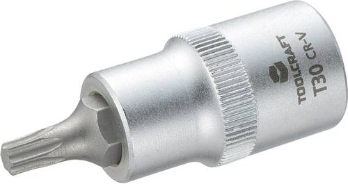 TOOLCRAFT 816165 Innen-Sechsrund (TX) Steckschlüssel-Bit-Einsatz T 30 1/2  (12.5 mm)