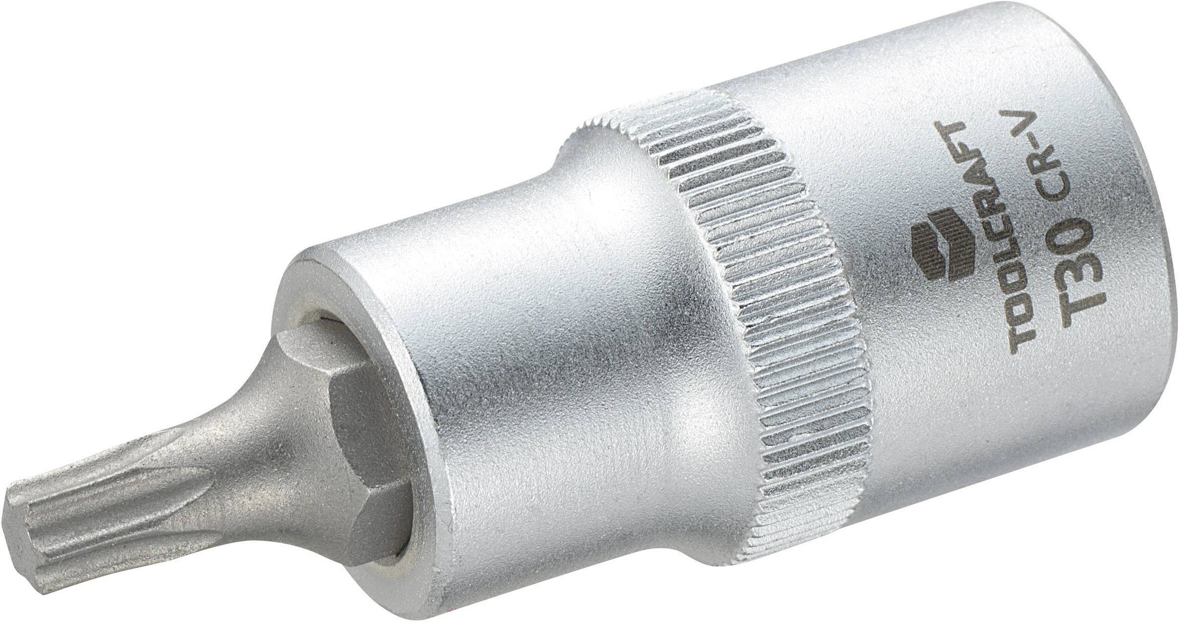 TOOLCRAFT 816165 Innen-Sechsrund (TX) Steckschlüssel-Bit-Einsatz T 30 1/2" (12.5 mm)