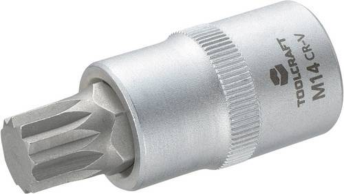 TOOLCRAFT 816171 Innen-Vielzahn (XZN) Steckschlüssel-Bit-Einsatz 14 mm 1/2  (12.5 mm)