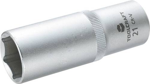 TOOLCRAFT 816185 Außen-Sechskant Steckschlüsseleinsatz 21mm 1/2  (12.5 mm)