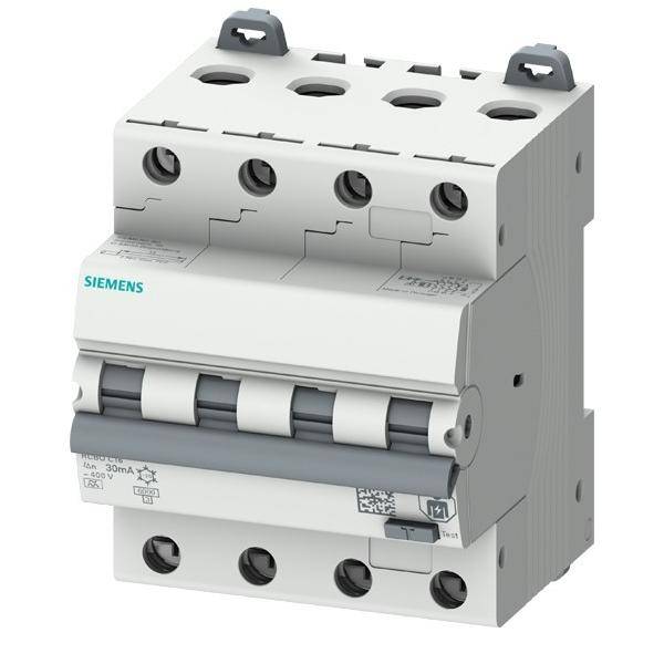 Siemens FI/LS 4P B16 6KA 5SU1346-6FP16 type A 30mA 4TE Install.Baumaterial Zählerschr./Verteilg