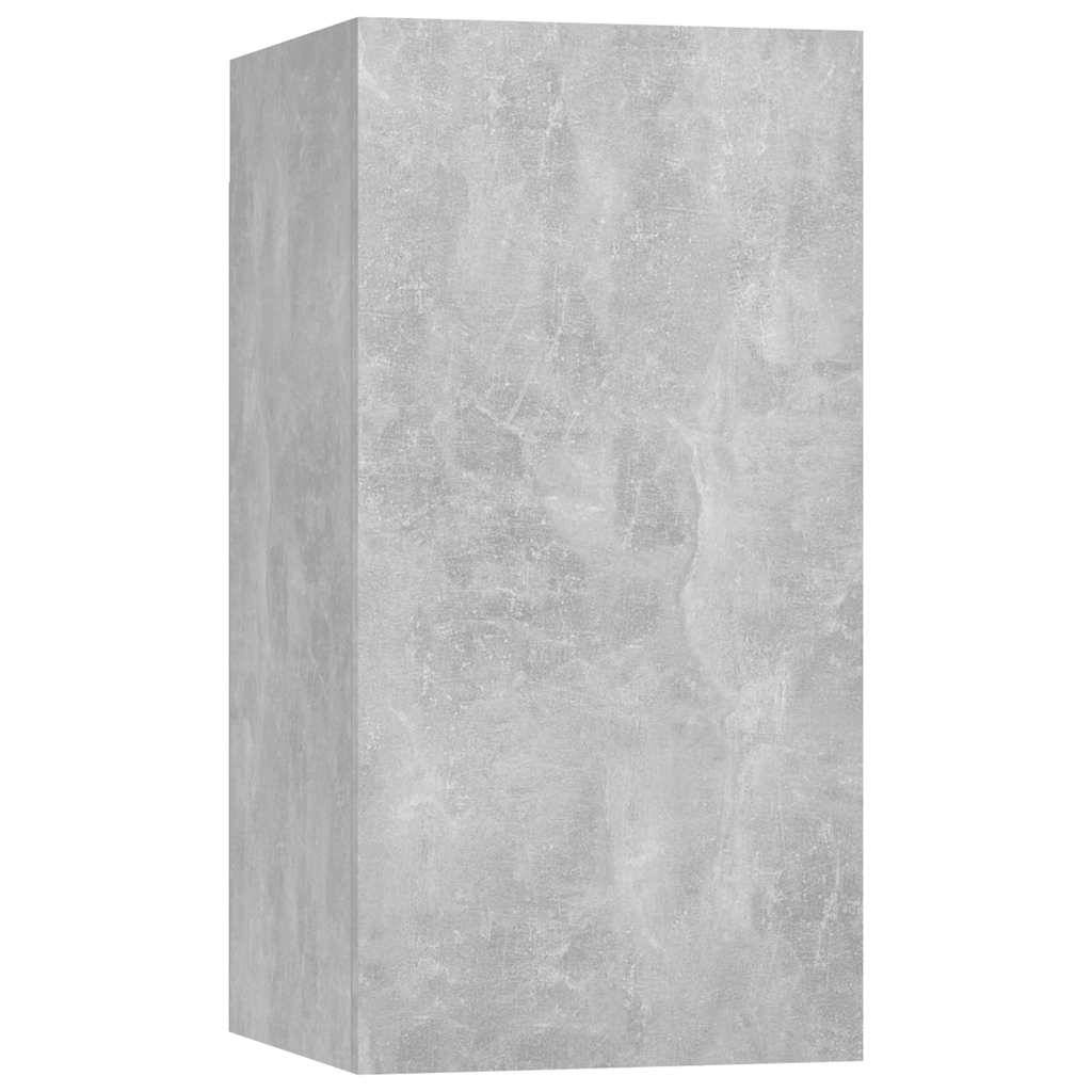 vidaXL TV-Schrank Betongrau 30,5x30x60 cm Holzwerkstoff