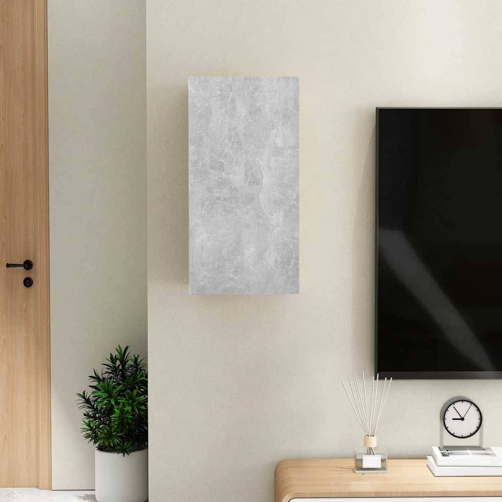 vidaXL TV-Schrank Betongrau 30,5x30x60 cm Holzwerkstoff
