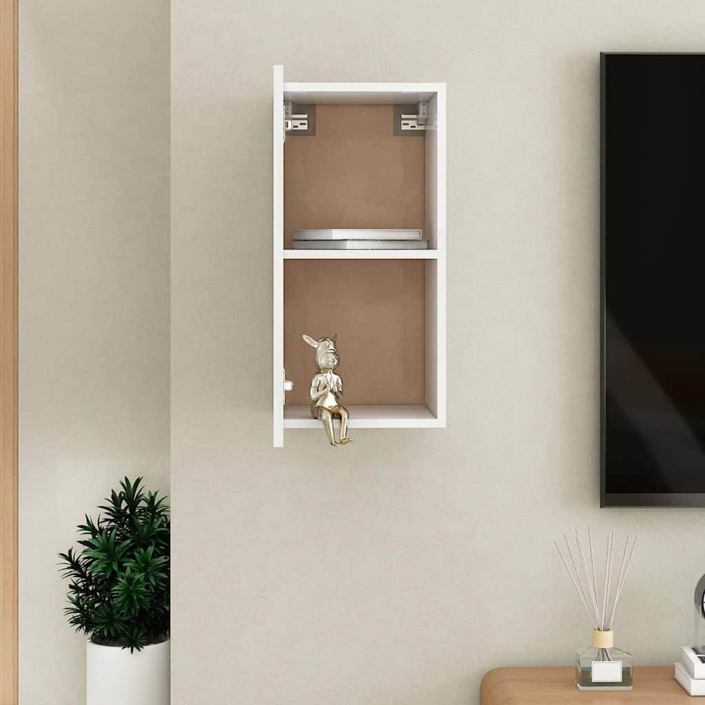 vidaXL TV-Schrank Weiß 30,5x30x60 cm Holzwerkstoff
