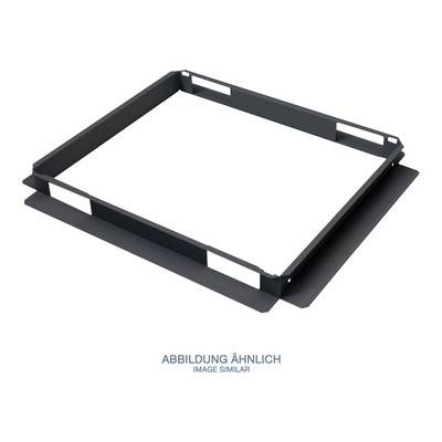 Triton RAB-CH-XXX-X1 Montagerahmen für Lüfter im Boden, schwarz Netzwerk