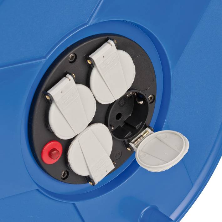 Brennenstuhl 1208300 Kabeltrommel 40.00 m Schwarz Schutzkontakt-Stecker