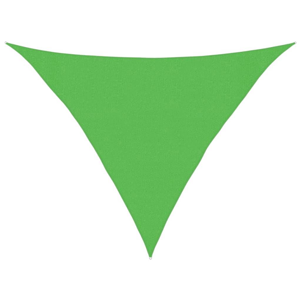 vidaXL Sonnensegel 160 g/m² Hellgrün 3x3x4,2 m HDPE
