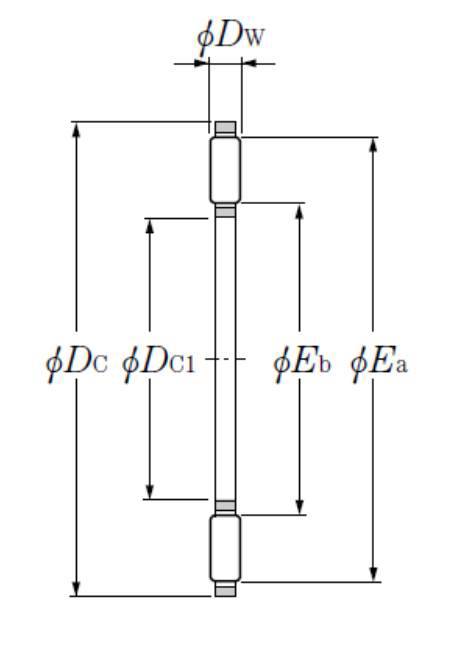 Axial-Nadelkranz AXK 1126 NTN 130x170x5 mm