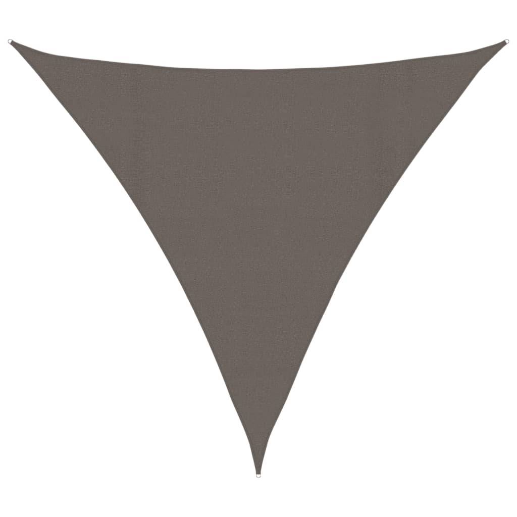 vidaXL Sonnensegel 160 g/m² Anthrazit 4x4x4 m HDPE