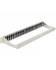 Delock Keystone Patch Panel Schwarz 1U 48,3 cm 19" 48 Ports